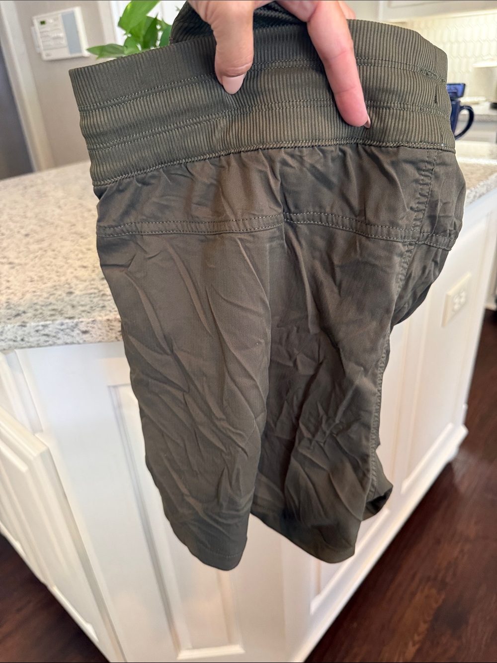 The North Face Olive Athletic Drawstring Shorts - Picture 6 of 6